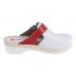 Zdravotné topánky FPU20 Biele s červenou